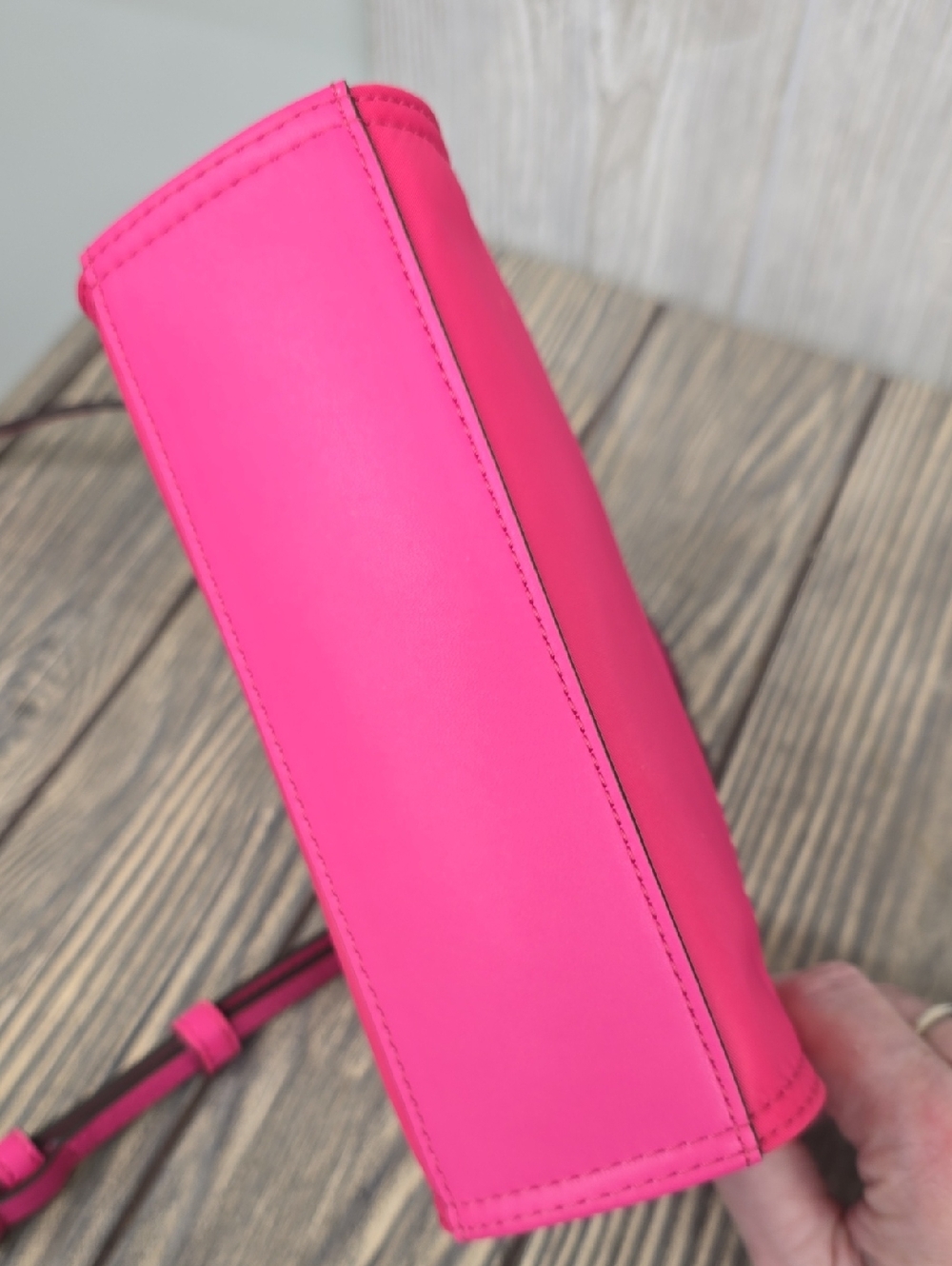 NEW Tory Burch Vibrant Pink Mini Ella Bag NWOT - Picture 5 of 8